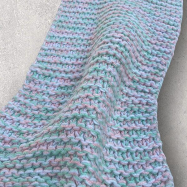 Handmade Crochet Pastel Infinity Scarf - Image 2